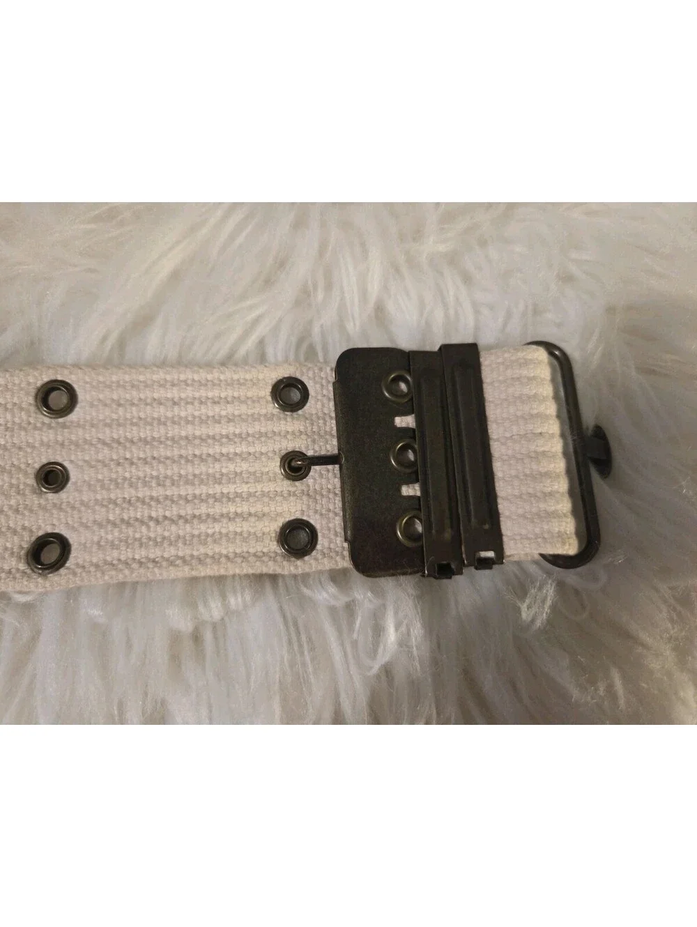 J.Crew J Crew Small Medium Beige Pistol Style Fabric Belt - Picture 4 of 7